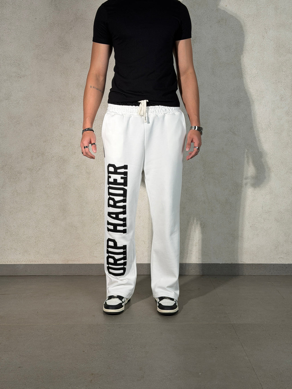 Contrast Belted Drip Harder Joggers